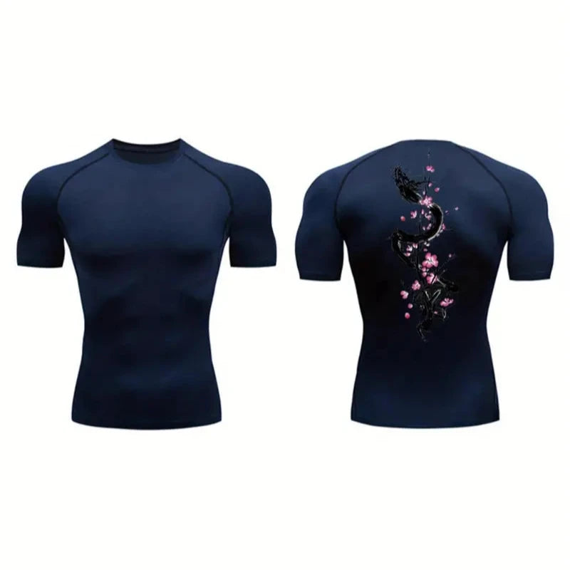 Athletic Compression Shirt (Back print)