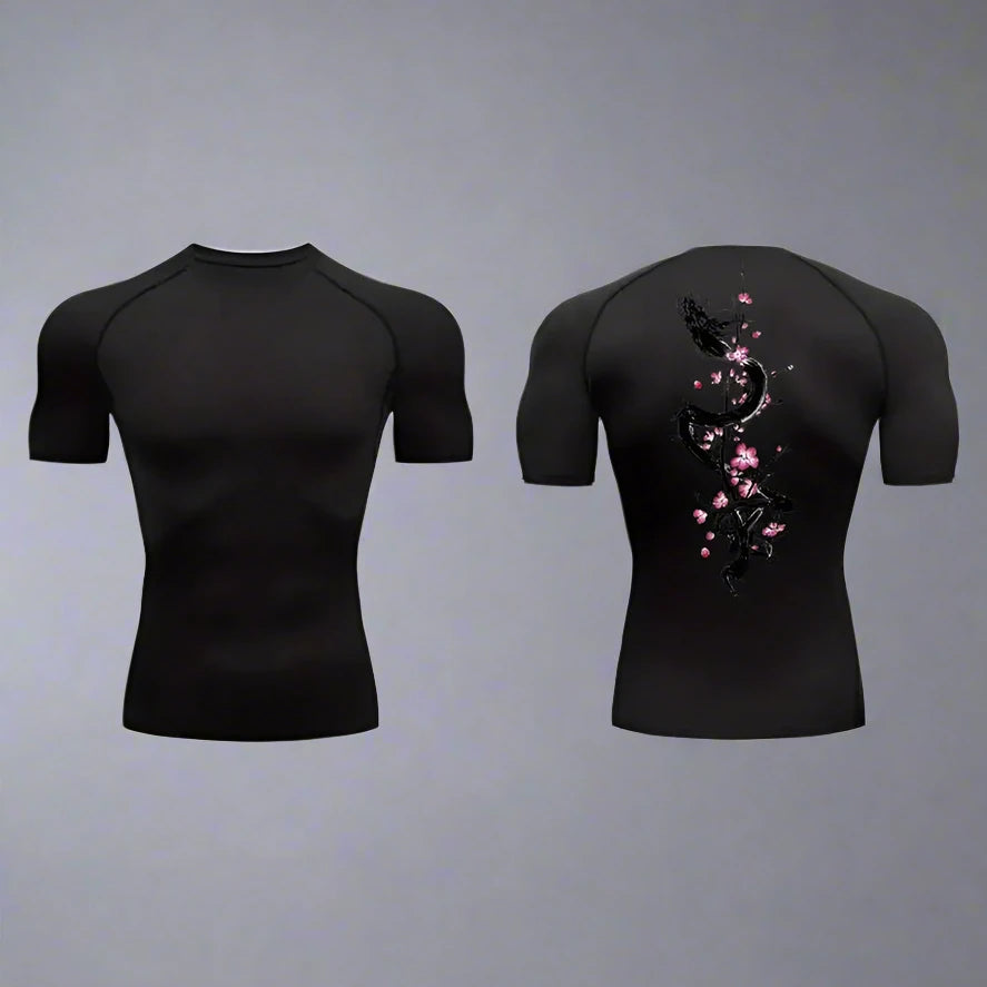 Athletic Compression Shirt (Back print)