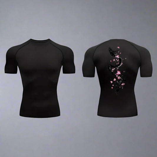 Athletic Compression Shirt (Back print)